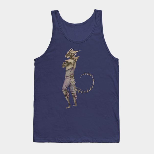 Cyberpunk Cyborg Dragon 2 Tank Top by Fallcrown